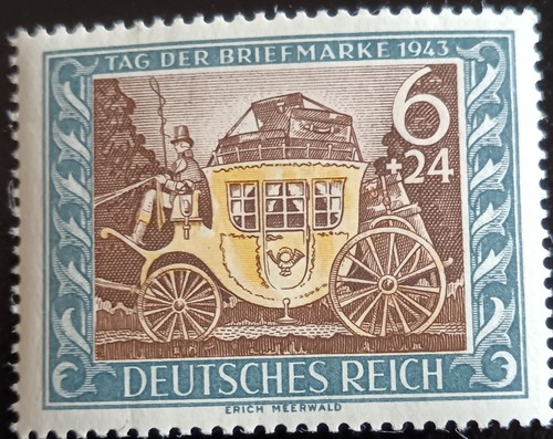 Vintage german stamp - stamp., 1940s