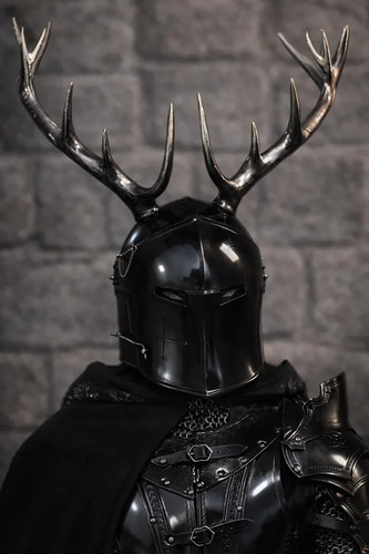 Elmetto barbuta medievale con - barbuta,