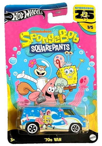 Hot wheels 70s van spongebob - wheels,