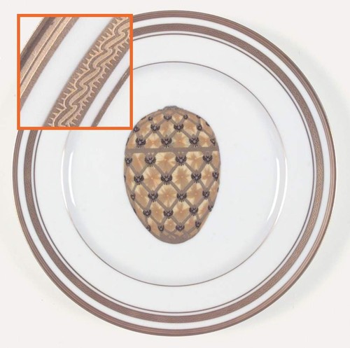 Piatto faberge collezione uova - piatto,