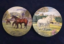 Piatti Decorativi Da Muro Porcellana Bradex Royal Doulton Vintage Collezione 