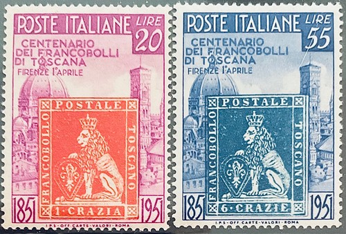 Repubblica 1951 francobolli