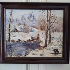 Dipinto A Olio Su Tela