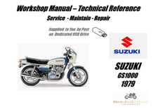 Suzuki GS1000 GS 1000 Manuale
