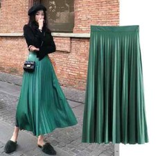 gonna lunga amplia pieghe