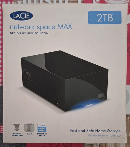 Lacie network space max - max, 2tb