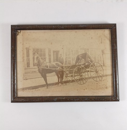Antica fotografia carrozza
