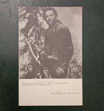 Cartolina MUSSOLINI classe 1883 richiamato 31 agosto 1915 Ferito Sul Carso