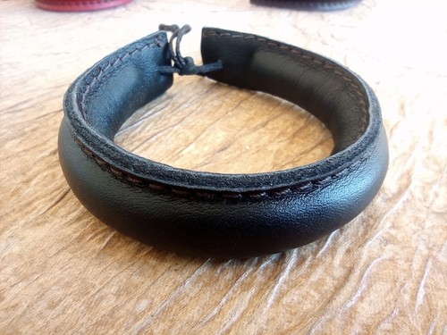 Bracciale polsino pelle cuoio - bracciale,