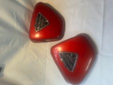 FIANCHETTI ROSSI HONDA CB450 COMPLETI DI EMBLEMA ANNI'70 USATI BUONI MOTO EPOCA