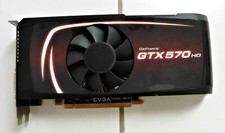 EVGA GeForce GTX 570 HD SuperClocked, PCI-e, 1,2 GB di memoria GDDR5, 2 X DVI, HDMI