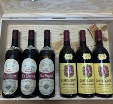 Lotto vini rossi vintage anni