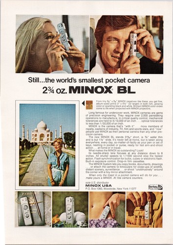 Minox pubblicità stampa - minox,