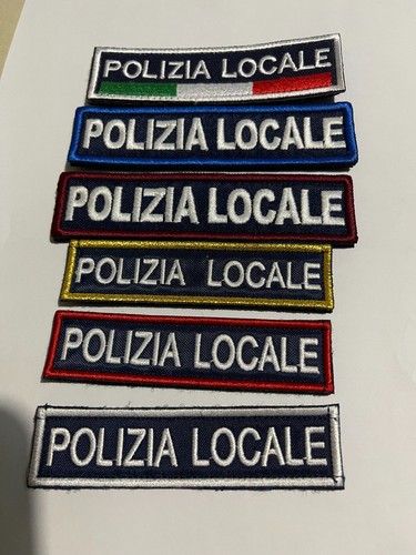 Patch polizia locale lineare - patch,