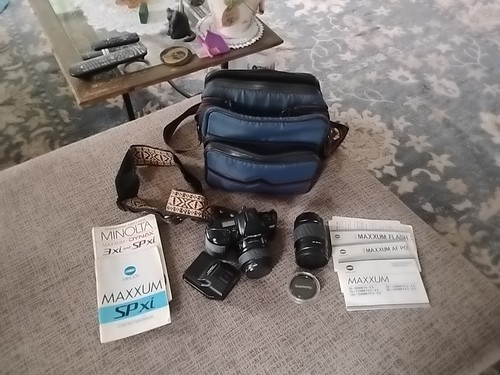 Vintage kit fotocamera - fotocamera, minolta
