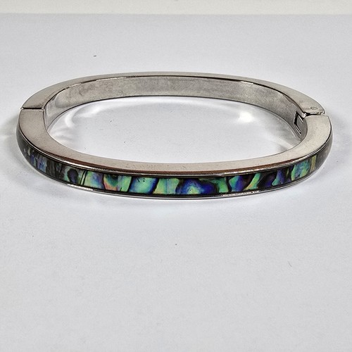 Bracciale cerniera intarsiato - bracciale,
