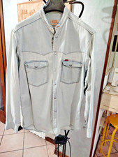RIFLE CAMICIA UOMO JEANS MANICA LUNGA ORIGINAL