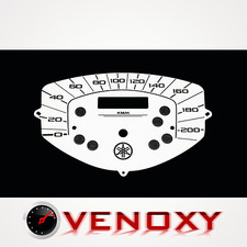 Yamaha XVS 1300 Midnight Star Fond de Compteur BLANC