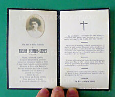 FOTO LUTTINO ADELINA FERRERO GACHET TORINO 1918  MORTE SANTINO