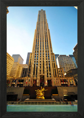 Edificio rockfeller center - l'edificio.,