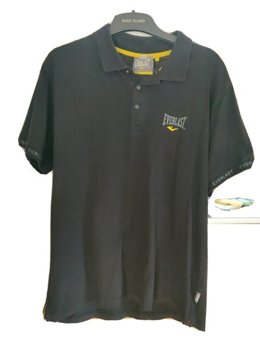 Everlast polo uomo nera boxe - nera,
