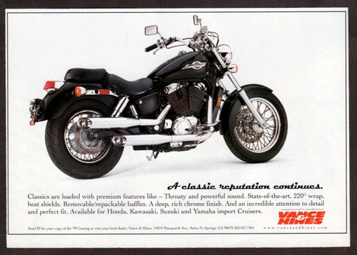 1999 vance hines motorcycle - &,