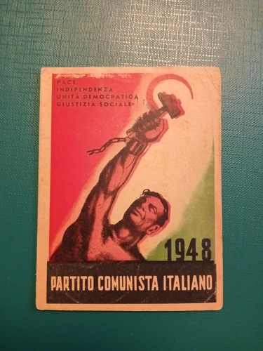 Italian communist party - italian, card