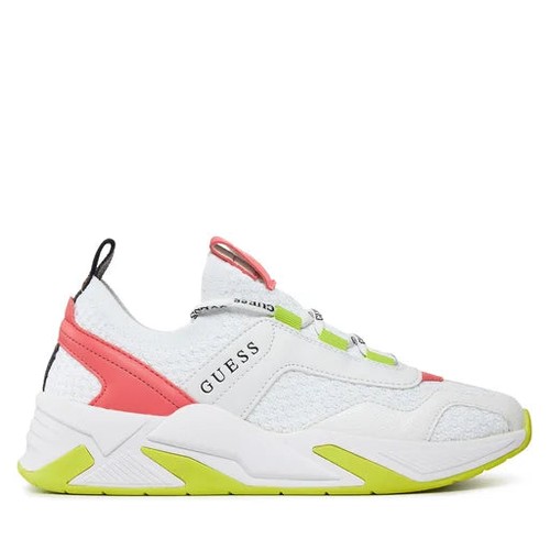 Guess sneakers bianco giallo - guess,