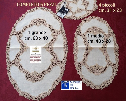 Centri lino fatti mano - centri,