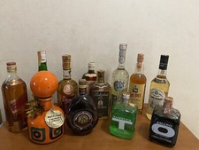 bottiglie alcolici liquori whisky vintage da collezione