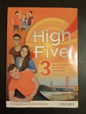 LIBRO SCUOLA HIGH FIVE 3 ISBN: 9780194665254 + STUDENT'S AUDIO CD.BUONE CONDIZ.