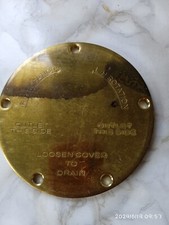 COPERCHIO IN OTTONE RIF. JABSCO 9336 - COMPLETO DI GUARNIZIONE IN CARTA