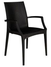 POLTRONA  RATTAN  BISTROT    GRANDSOLEIL   POLIPROPILENE ECOLOGICA