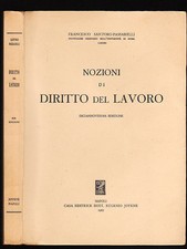 NOZIONI DI DIRITTO DEL LAVORO di Francesco Santore Passarelli