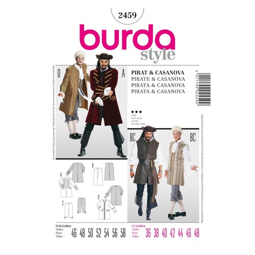 Burda style modello tagliato - tagliato,