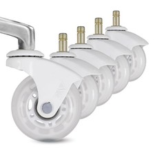 10mm Stem, IKEA Office Chair Wheels, 2.5 Inch Rollerblade Casters with Gap-Fr...