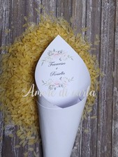 100 coni porta riso confetti
