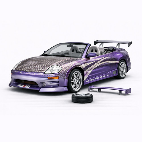 Modellino auto mitsubishi - modellino,