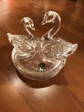 cigni in cristallo al piombo-