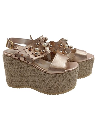 Sandali con plateau donna