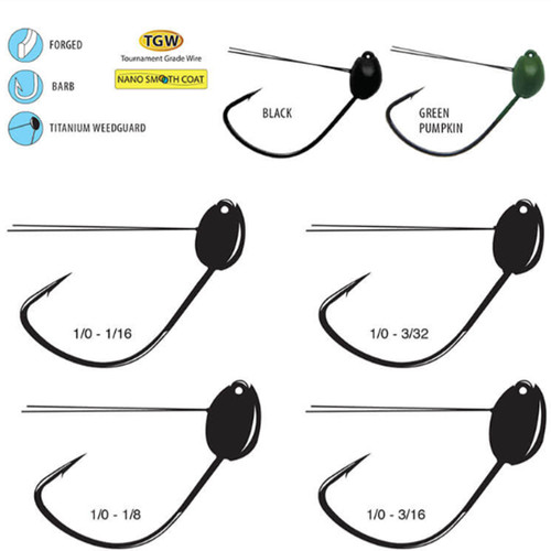 Gamakatsu finesse jig head - g-finesse,