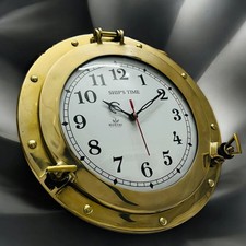 Orologio Oblò 12" Ottone