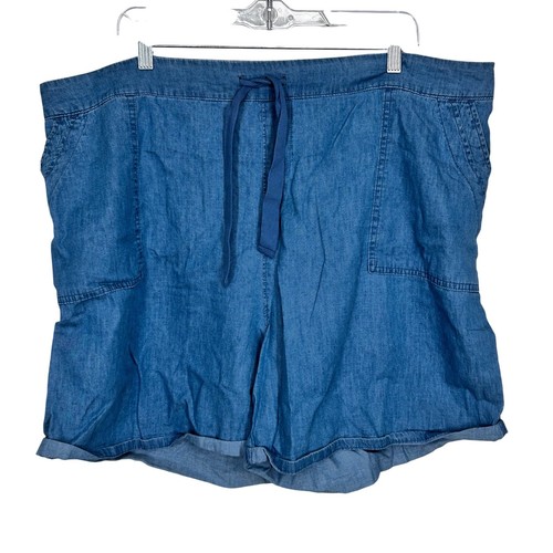 Como pantaloncino denim blu