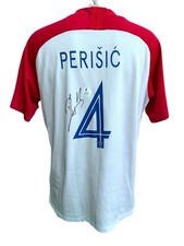 MAGLIA CROAZIA PERISIC REPLICA AUTOGRAFATA NO MATCH WORN SHIRT CAMISETA COA