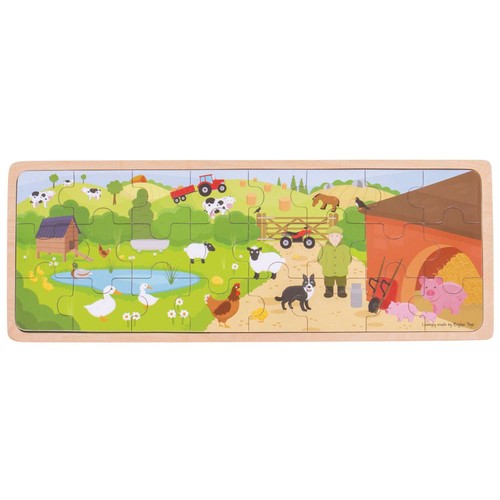 Bigjigs toys puzzle - puzzle, legno