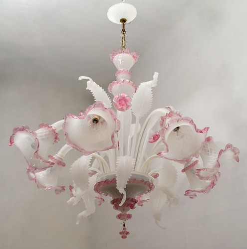 Lampadario veneziano vetro - lampadario, in