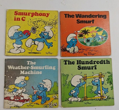 Vtg smurfs books - smurfs, of