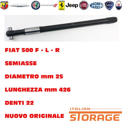 Fiat 500 semiasse nuovo - f, r
