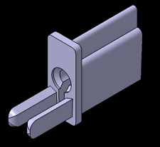  Ricambi Scivoli laterali per zanzariera/oscurante  camper roulotte . COPPIA