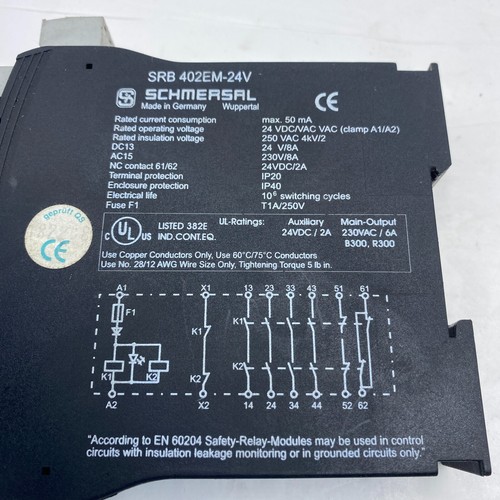 Schmersal srb 402em 24v - schmersal, modulo